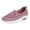 Pink, variant on Bmisegm Women's Spring and Summer Flying Mesh Surface Breathable Casual Women's Shoes Wedge Heel Thick Sole Air Cushion Shoes Women's Shoes Single Shoes Womens Casual Shoes White 41