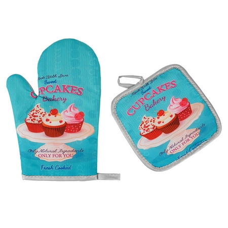 

Baocc kitchen supplies Oven Mitts And Pot Holders Sets Heat Resistants Oven Mitts Soft Cotton And Non-Slip Surface Safes For Baking Cooking BBQ Oven Mitts B