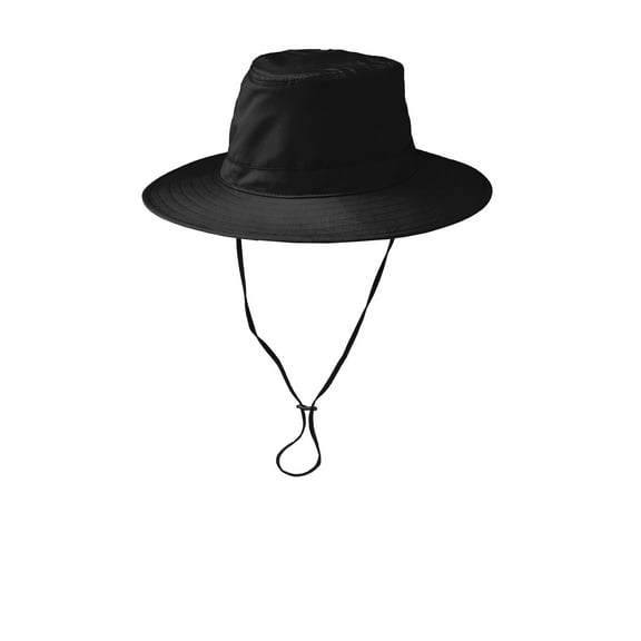 Port Authority Adult Unisex Regular Plain Brim Hat Black Small/Medium
