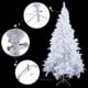 Costway 7Ft Artificiel PVC Sapin de Noël W / Stand Vacances Saison Intérieur Extérieur Blanc – image 4 sur 8