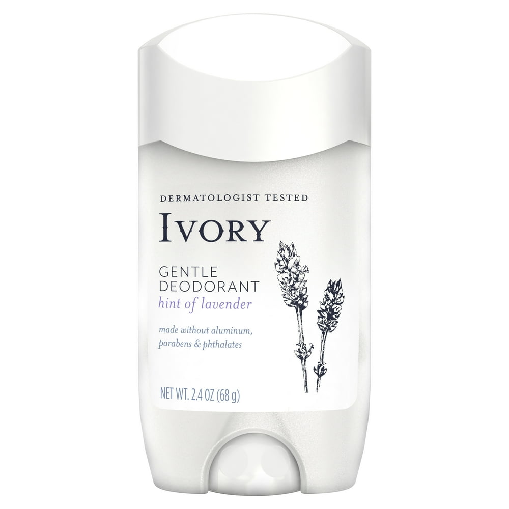 Ivory Gentle Aluminum Free Deodorant Hint of Lavender, 2.4 Oz