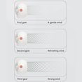 thumbnail image 3 of Ventilador de escritorio pequeño tipo C ajuste libre de 180 ventilador de mesa de 3 engranajes montado en la pared sonido silencioso fuerte energía eólica para oficina ANGGREK Otros, 3 of 8