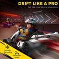 thumbnail image 4 of Aosom 24V Electric Go Kart, Kids Drift Kart with Adjustable Seat, White, 4 of 10
