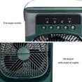thumbnail image 3 of Ventilador De Niebla De Pulverización De Agua Ventilador de escritorio USB Refrigerador eléctrico Ventilador Humidificador Bajo ruido Viajes Camping Suministros Wdftyju Libre de BPA, 3 of 4