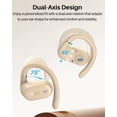 thumbnail image 6 of TOZO OpenWear Open Ear Earbuds, AI Translation Bluetooth Headphones, Real Time 164 Languages, 38H, Stereo Bass, Adjustable Soft Earhooks, Low Latency, APP-EQ, Lightweight Comfort for Running, Office, 6 of 8