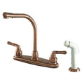 thumbnail image 1 of Kingston Brass KB756 Magellan 8" High Arch Kitchen Faucet with Sprayer Vintage Copper, 1 of 2