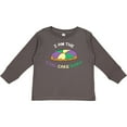 thumbnail image 3 of Inktastic I Am the King Cake Baby Boys or Girls Long Sleeve Toddler T-Shirt, 3 of 5
