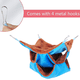 thumbnail image 2 of Hamaca para hámster, accesorios para jaula, bolsa colgante de lana para cama, columpio para planeador de azúcar, conejillo de indias, 2 of 8