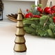 thumbnail image 5 of Adorno Navideño de Madera para Árbol de Navidad, Decoración de Escritorio para Interiores | Adorno Dorado de Madera, 34 X 11 Cm | Tamaño Ideal para Cualquier Árbol | Decoración para El Hogar y Casas, 5 of 7