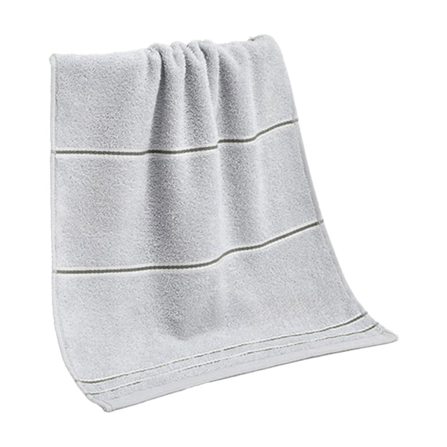 2 Pack Soft Absorbent Lint-Free Cotton Towels for Face and Body