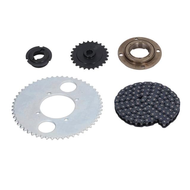 Sprocket KitSteel 116 Links Chain Flywheel Sprocket Kit Non Corroding for Repair Parts