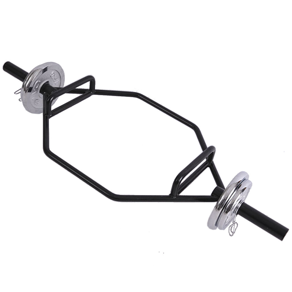 VANLOFE Olympic 2 Inch Hex Bar Weight Lifting Solid Hexagon Bars ,Trap