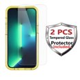 thumbnail image 4 of iPhone 13 Case Clear, Njjex [2-Pack] for Apple iPhone 13 6.1" Tempered Glass Screen Protector, Crystal Clear Shock Absorption Technology Bumper Soft TPU Cover, 4 of 12