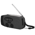 thumbnail image 2 of Hand Crank Solar Radio with LED Flashlight Portable FM AM WB USB Radio for Emergency Disaster PreventionBlack Japanese, 2 of 22