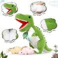 thumbnail image 6 of MaoGoLan Plush Dinosaur Stuffed Animal 23.6'' Mommy Stuffed Dinosaur with 3 Babies, 6 of 9