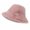Pink, variant on Sunjoy Tech Winter Women Hat Thick Fuzzy Plush Faux Fur Fisherman Hat Heat Retention Windproof Solid Color Short Brim Hat for Outdoor Cycling Skiing