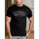 thumbnail image 1 of Camiseta de cuello redondo y manga corta de algodón lavado cómoda para hombre con estampado de California, ropa de exterior de verano para hombre, 1 of 5