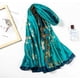 thumbnail image 2 of Bufanda de mujer Patrón de moda Chales de protección solar ligeros y largos Bufandas, verde Zh Feliz Sencillez, 2 of 4