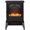 Black, variant on Resenkos Electric Fireplace Heater, Freestanding Fireplace Stove，Realistic Flame Effect Overheat， White