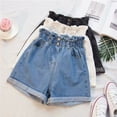 thumbnail image 4 of Conairie Womens Blue Jean Shorts Slim Elastic High Waisted Denim Shorts Comfort Cut Off 2026 Casual Summer Jorts with Pockets L, 4 of 5