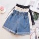 thumbnail image 3 of MKLEKYY Pijama Corto Para Mujer, Pantalones Cortos Vaqueros Para Mujer, Ropa De Playa, Conjunto De Moda Para Vacaciones, Pantalones Cortos Vaqueros De Moda S 5Xl, 3 of 4