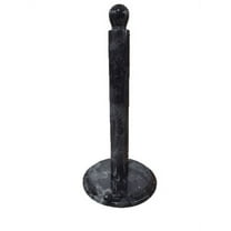 JT Marble Paper Towel Holder Handmade Marble Kitchen Towel Rack Holder (Black) by Jubilee Trader