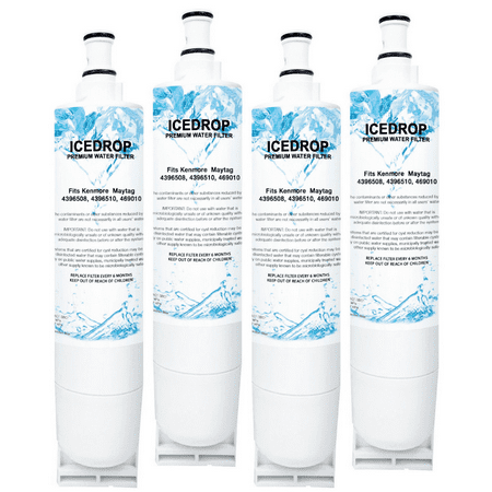 

4396508 Replacement Refrigerator Water Filter Compatible with 4396508 4396510 Kenmore Fridge Filter 469010 46-9010 9010 EveryDrop Filter 5 NLC240V EDR5RXD1 PUR W10186668 4392922 4 Pack
