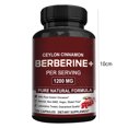 thumbnail image 2 of Berberine Hydrochloride Root Daily Support 1200mg 120pc/Bottle,3 Bottle, 2 of 9