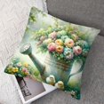 thumbnail image 7 of nygtbtfer Pillows Pillows Watercolor Flower Garland Spring Pillowcase with Covers for Sofa Couch Home Chair Decoration White, 7 of 7