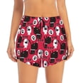 thumbnail image 4 of Lsque Cute Dog Printed Women's Running Shorts with Liner Pockets,Elastic Quick Dry Workout Athletic Gym Yoga Shorts,Womens High Waist Shorts-Small, 4 of 9