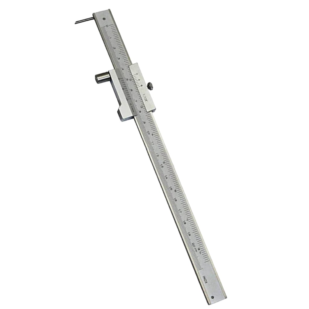 MOMOJIA Measuring Tool Vernier Caliper for w/ Scale 0-200mm Scriber Needle Parallel Mark