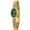 Green, variant on Small Gold Watches for Women Dainty Vintage Ladies Analog Quartz Bracelet Watch, Adjustment Tool Included Stainless Steel Waterproof, Fashion Luxury Womens Wrist Watches Gifts (Gold)