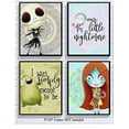 thumbnail image 2 of Silly Goose Gifts Nightmare Before Christmas Themed Character Wall Art Decor Baby Nursery Love (Grey Art Set), 2 of 3