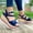 Blue, variant on EQWLJWE Dress Sandals for Women's Platform Sandals Casual Summer Comfortable Soft Sole High Heeled Wedges with Adjustable Buckle for Daily Life
