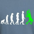 thumbnail image 3 of CafePress - Tennis Evolution (Green) T Shirt - Mens Comfort Colors Shirt, 3 of 5