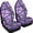 Skull, variant on Chririnla American Floral Automotive Seat Covers Pack of 2 Set 250 Years of Freedom Automobile Seat Protector Classic Auto Interior Accessories Fit Cars, Truck or SUVs