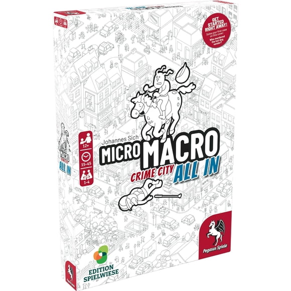 Juego de mesa MicroMacro: Crime City 3: All in Pegasus Spiele