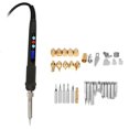 thumbnail image 4 of 42Pcs Digital Display Electric Soldering Iron LCD Screen Wood Burning Kit Pyrography Set, 4 of 5