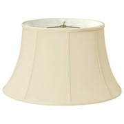Royal Designs Shallow Drum Bell Billiotte Lamp Shade - Eggshell - 13 x 19 x 11.26 - BS-711-19EG