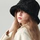 thumbnail image 3 of Guardurnaity Sombrero de cubo de piel sintética borrosa de invierno para mujer de ajuste Universal duradero y suave sombrero de cubo cálido de Sombreros, 3 of 6