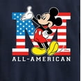 thumbnail image 3 of Disney - Americana - Mickey Flag All American - Toddler And Youth Crewneck Fleece Sweatshirt, 3 of 5