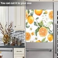 thumbnail image 3 of Yayeee Magnetic Dishwasher Cover for The Front Decoration Home Kitchen Machine Sticker Protector, Orange Watercolor Bees, 3 of 6