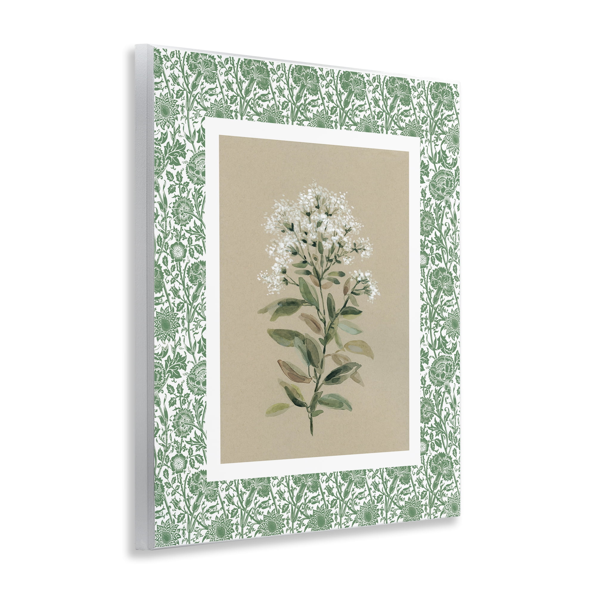 Stupell Industries Plant on Green Botanicals Wall Plaque Art, design by Carol Robinson
