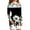 Black, variant on Women's High-Neck Casual Long Sleeve Vintage Floral Printed Slim-Fit Dress for Spring and Autumn Gatherings,Black,L