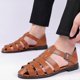 thumbnail image 5 of Italian Handmade Leather Sandal Men's Sport Sandals Closed Toe Outdoor, 5 of 5