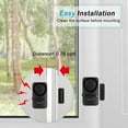 thumbnail image 4 of Wsdcam Window Door Alarms for Home Security 110dB Magnetic Sensor Alarm 4-in-1 Mode Wireless Window Alarms 4 Pack - Black, 4 of 7