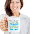thumbnail image 2 of Dear Teacher, I Talk To Everyone Funny Student's Letter Coffee & Tea Gift Mug, Prizes, Rewards, Supplies, Pen Organizer & Cool Birthday Gifts For A College School Student (15oz), 2 of 4