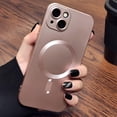 thumbnail image 2 of Phone Case for iPhone 14 Pro  Case [Adaptation with Magsafe] Matte Luxury Soft Metallic Luster Design for iPhone 14 Pro 6.1'' with Camera Protector-Pink, 2 of 14