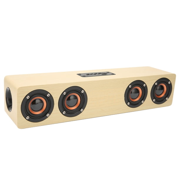 Altavoz Bluetooth Altavoz Inalámbrico Altavoz Bluetooth De Madera Altavoz Portátil Altavoz Bluetooth Sonido Envolvente Llamadas Manos Libres Subwoofer Retro Altavoz Inalámbrico