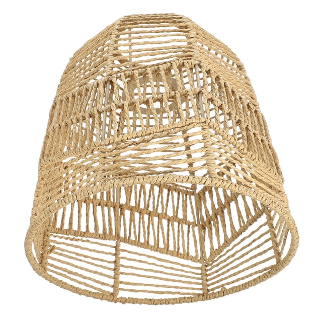 unbranded Pantalla Trenzada Imitation Rattan Para Y Protección De Lámparas Interiores